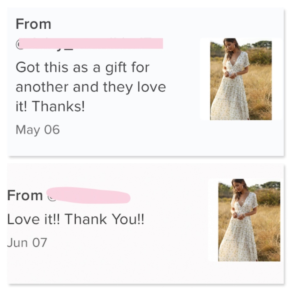 Boho Deep V White Floral Dress - Picture 7 of 15